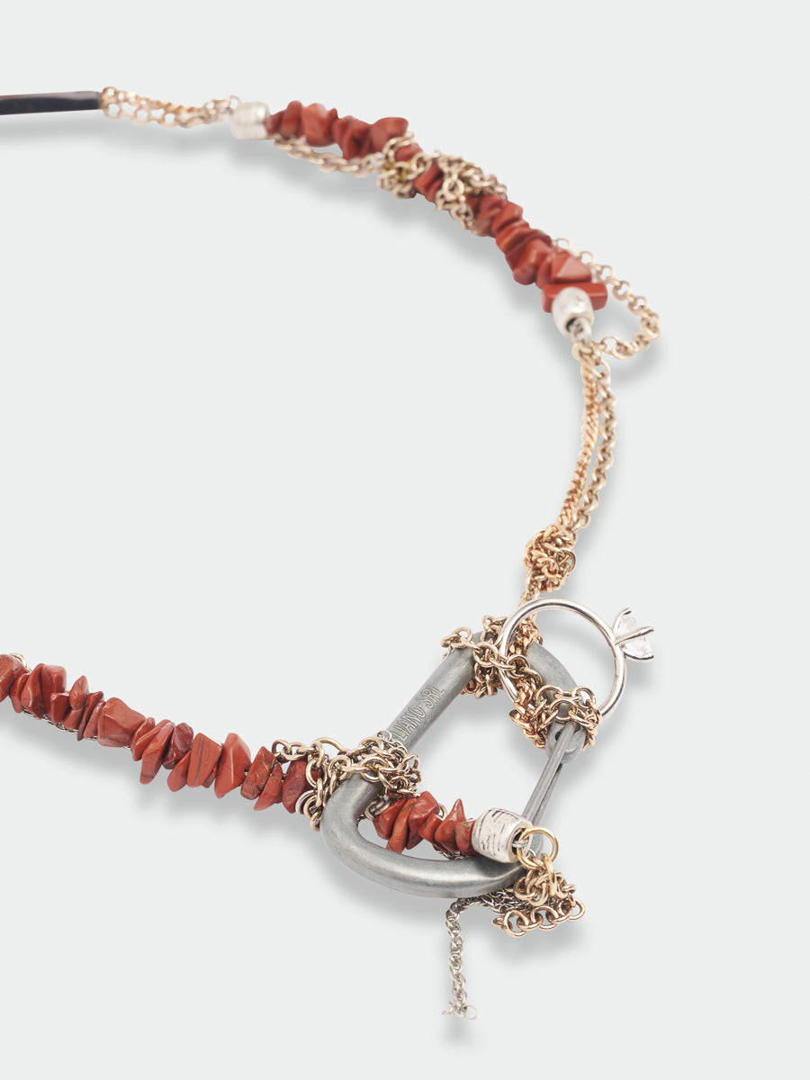 Mess Of A Camping Necklace Silver