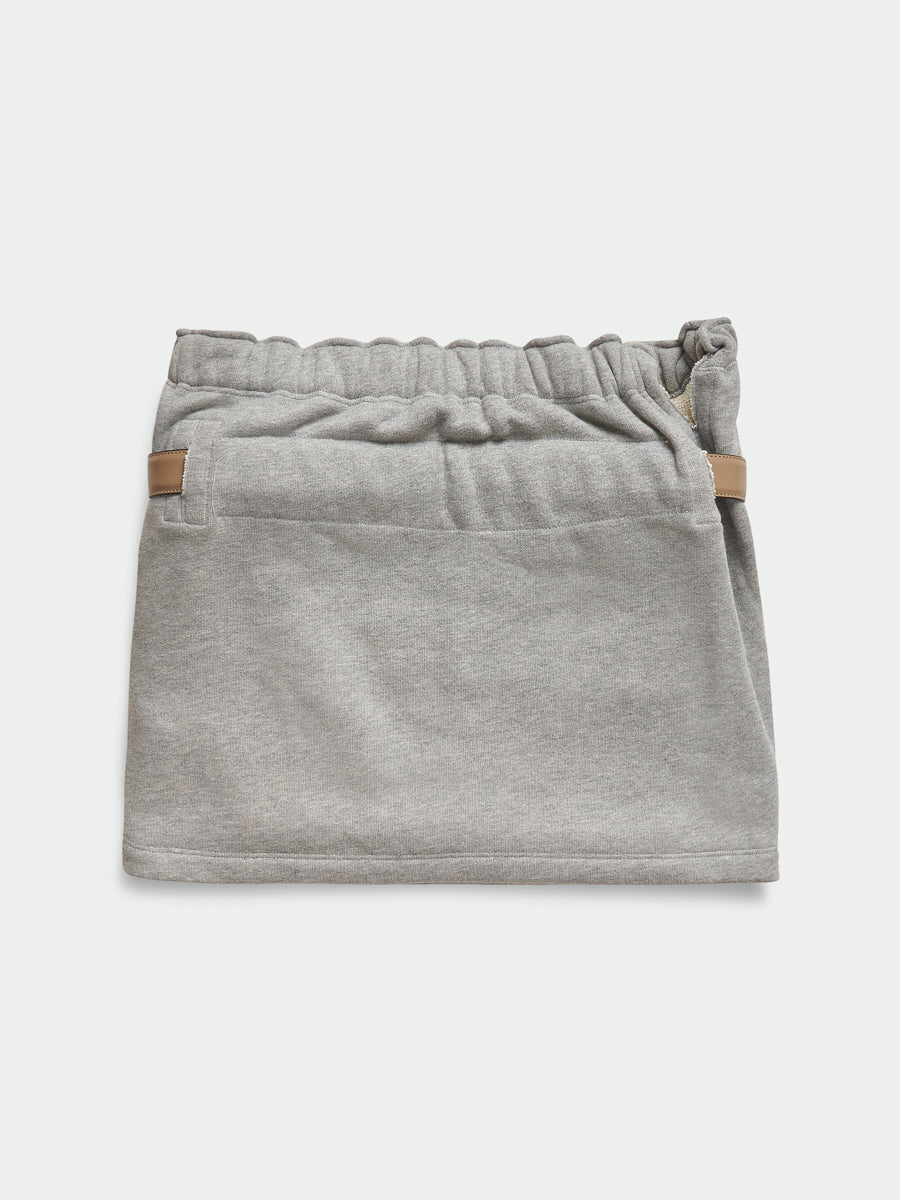 Provincia Mini Skirt Grey Melange