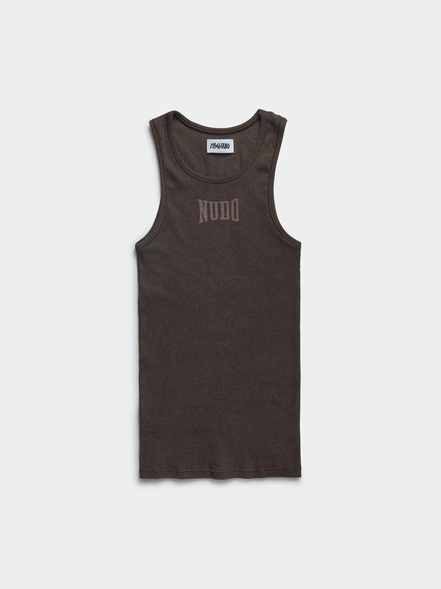 Nudo Canotta Brown Melange
