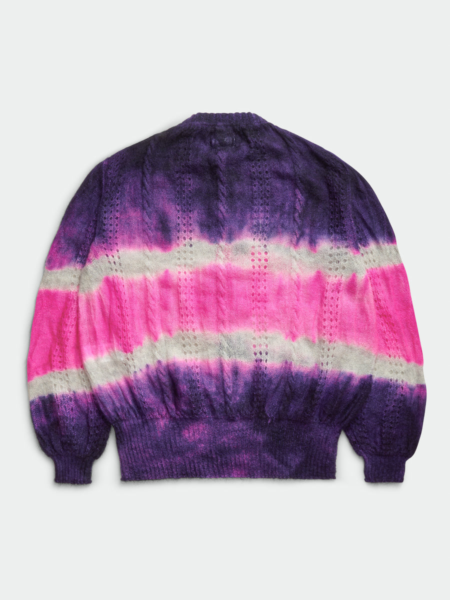 Psychedelic Bimbo Cardigan Pink Mix