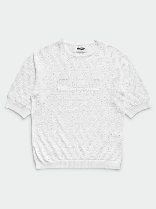 Comunione Knitted Tee White