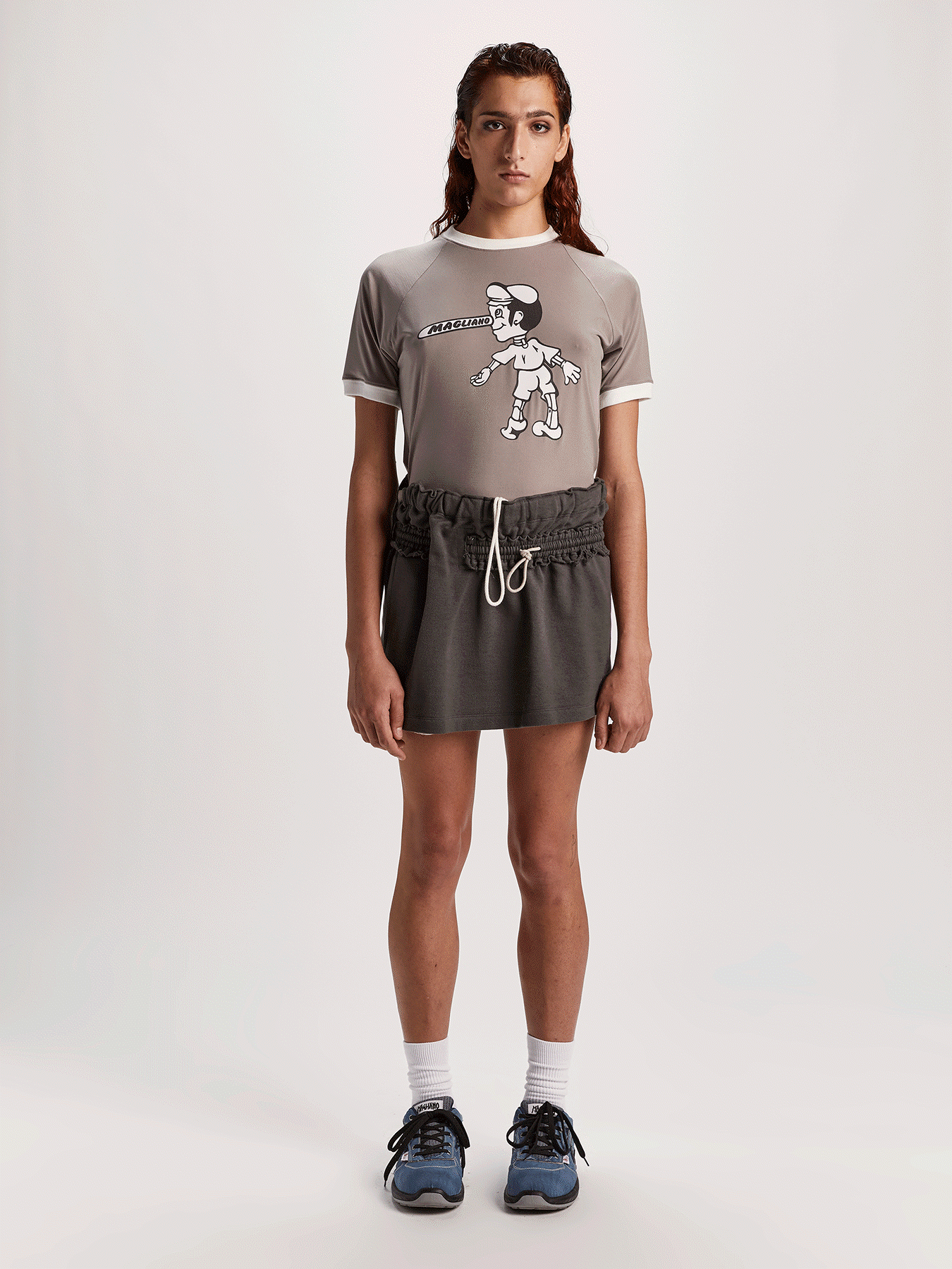 Britpop Mini Tee Taupe - Magliano