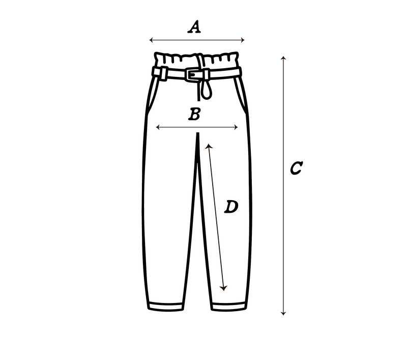Size Guide Clothes – Provincia Trackpants
